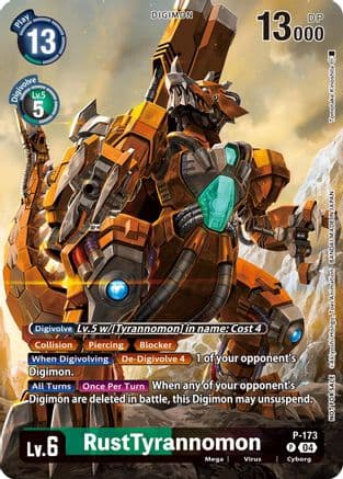 RustTyrannomon (Update Pack 2025) — Release Special Booster 2.5