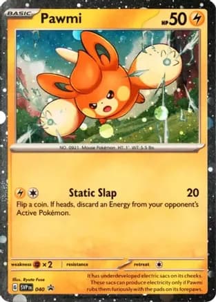 Pawmi - 040 (Cosmos Holo) — SV: Scarlet & Violet Promo Cards