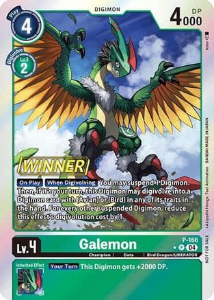 Galemon (Store Tournament 2025 Vol.1 Winner Pack) — Digimon Promotion Cards