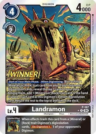 Landramon (Store Tournament 2025 Vol.1 Winner Pack) — Digimon Promotion Cards