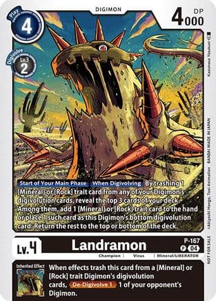 Landramon (Store Tournament 2025 Vol.1 Participation Pack) — Digimon Promotion Cards