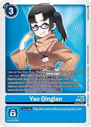 Yao Qinglan (Store Tournament 2025 Vol.1 Participation Pack) — Digimon Promotion Cards