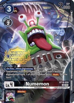 Numemon (Championship 2024 Tamers Pack) — Blast Ace