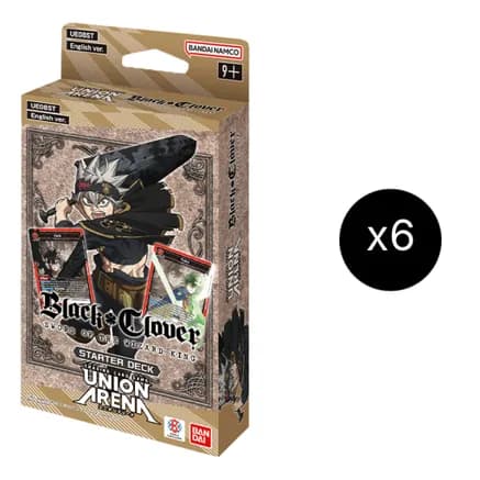 Black Clover - Starter Deck Display — UE08ST: Black Clover Starter Deck