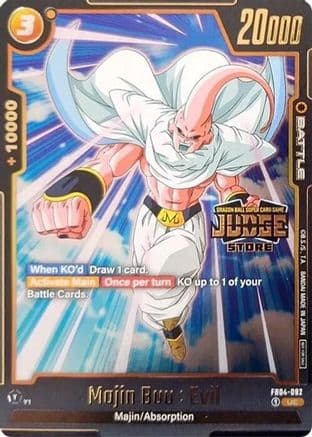 Majin Buu : Evil - FB04-092 (Judge Pack (Store Judge) 03) — Tournament and Championship Promos