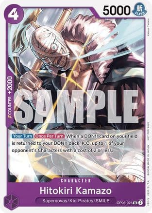 Hitokiri Kamazo (Tournament Pack 2025 Vol. 1) — One Piece Promotion Cards