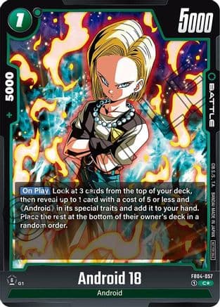 Android 18 (Tournament Pack 05) — Tournament and Championship Promos