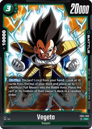 Vegeta - FB04-069 (Tournament Pack 05) — Tournament and Championship Promos