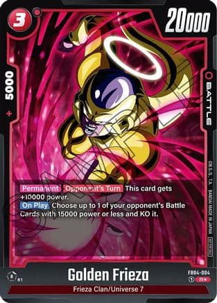 Golden Frieza (Tournament Pack 05) — Tournament and Championship Promos