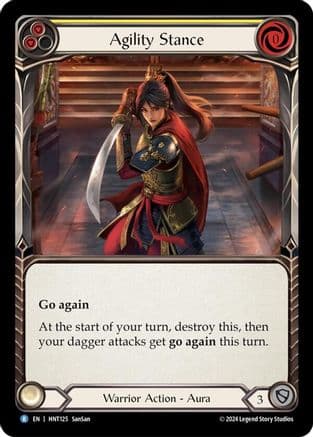 Agility Stance — The Hunted Flesh and Blood card by Sardan