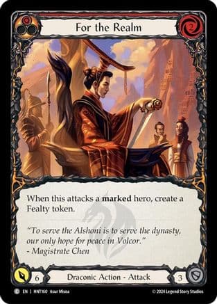 For the Realm — The Hunted Flesh and Blood card by Asur Misoa