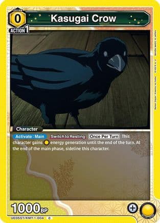 Kasugai Crow — UE05ST: Demon Slayer: Kimetsu no Yaiba Starter Deck Union Arena card by BANDAI MADE IN JAPAN