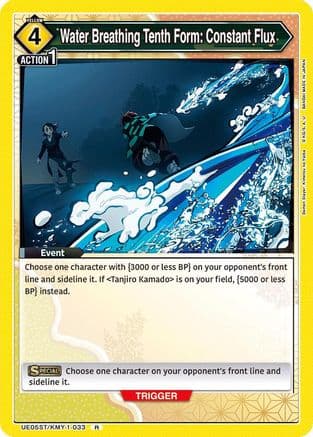 Water Breathing Tenth Form: Constant Flux — UE05ST: Demon Slayer: Kimetsu no Yaiba Starter Deck