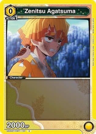Zenitsu Agatsuma (101) — UE05ST: Demon Slayer: Kimetsu no Yaiba Starter Deck