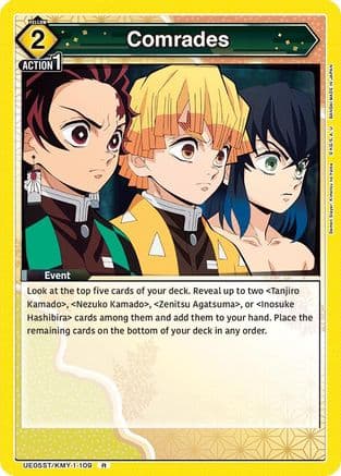 Comrades — UE05ST: Demon Slayer: Kimetsu no Yaiba Starter Deck