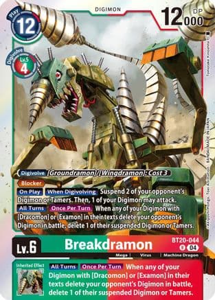 Breakdramon — Release Special Booster 2.5 Digimon Card Game card by Tomohiro Kinghira
