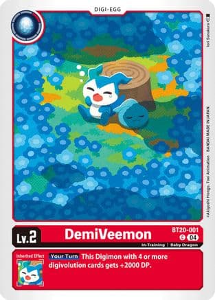 DemiVeemon — Release Special Booster 2.5 Digimon Card Game card by Tori Sunakosaku