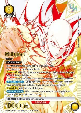 Saitama (018) — Union Arena Promotion Cards