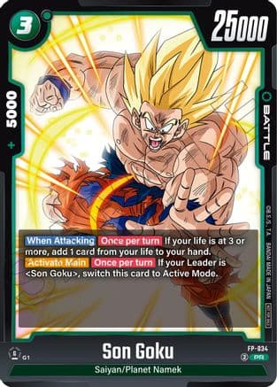Son Goku - FP-034 — Fusion World Promotion Cards and Packs