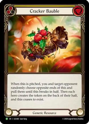 Cracker Bauble (FUN012) — Flesh and Blood: Promo Cards Flesh and Blood card by Juan Surya