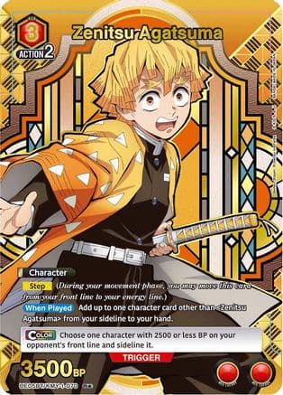 Zenitsu Agatsuma (070) (R*) — UE05BT: Demon Slayer: Kimetsu no Yaiba