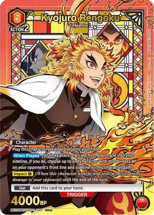 Kyojuro Rengoku (090) (SR*) — UE05BT: Demon Slayer: Kimetsu no Yaiba