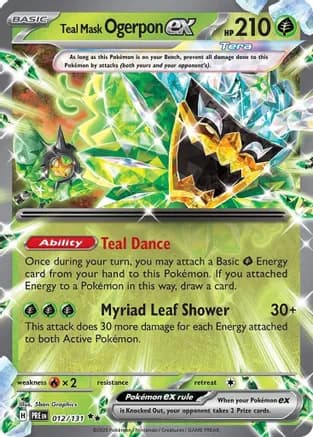 Teal Mask Ogerpon ex - 012/131 — SV: Prismatic Evolutions