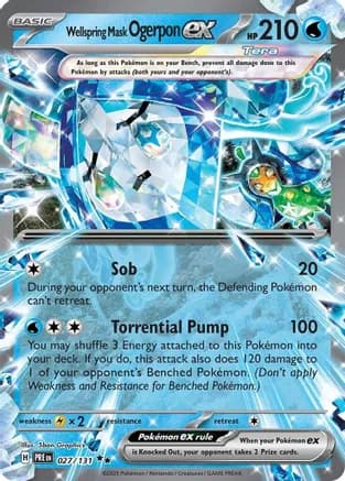 Wellspring Mask Ogerpon ex - 027/131 — SV: Prismatic Evolutions