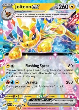 Jolteon ex - 030/131 — SV: Prismatic Evolutions