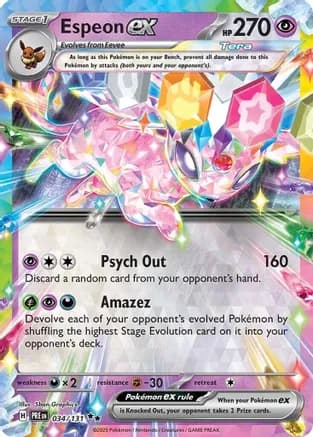 Espeon ex - 034/131 — SV: Prismatic Evolutions