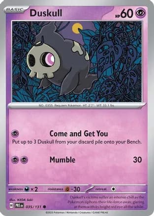 Duskull — SV: Prismatic Evolutions