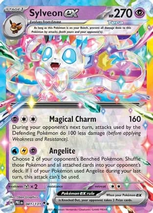 Sylveon ex - 041/131 — SV: Prismatic Evolutions