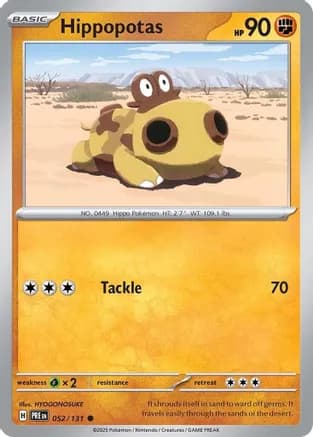 Hippopotas — SV: Prismatic Evolutions
