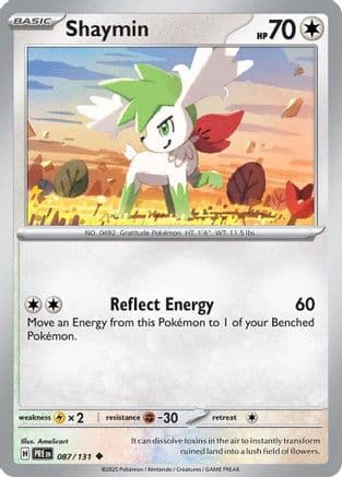 Shaymin — SV: Prismatic Evolutions Pokémon TCG card by Anesaki