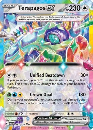 Terapagos ex - 092/131 — SV: Prismatic Evolutions Pokémon TCG card by GIDORA
