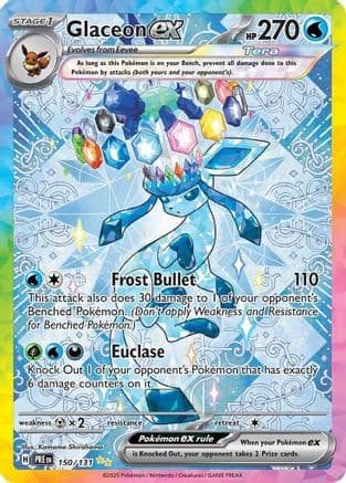 Glaceon ex - 150/131 — Pokémon TCG card