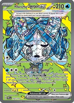 Wellspring Mask Ogerpon ex - 152/131 — SV: Prismatic Evolutions