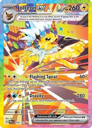 Jolteon ex - 153/131 — SV: Prismatic Evolutions