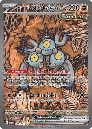 Sandy Shocks ex - 159/131 — SV: Prismatic Evolutions