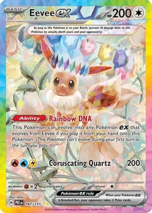 Eevee ex - 167/131 — SV: Prismatic Evolutions
