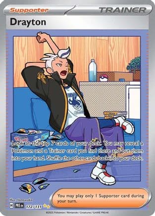 Drayton — SV: Prismatic Evolutions Pokémon TCG card by 5ban Graphics