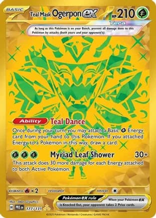 Teal Mask Ogerpon ex - 177/131 — SV: Prismatic Evolutions