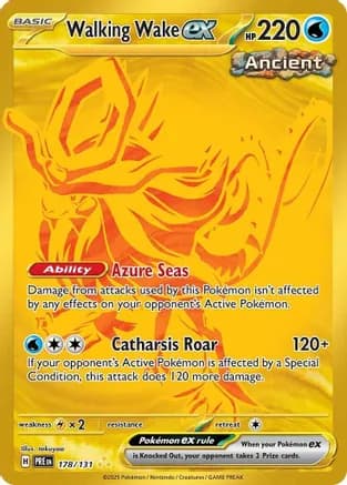Walking Wake ex — SV: Prismatic Evolutions
