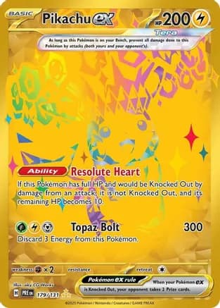 Pikachu ex - 179/131 — SV: Prismatic Evolutions