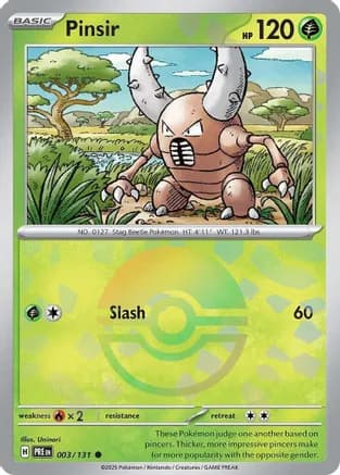 Pinsir (Poke Ball Pattern) — SV: Prismatic Evolutions
