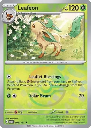 Leafeon (Poke Ball Pattern) — SV: Prismatic Evolutions