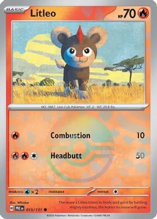 Litleo (Poke Ball Pattern) — SV: Prismatic Evolutions
