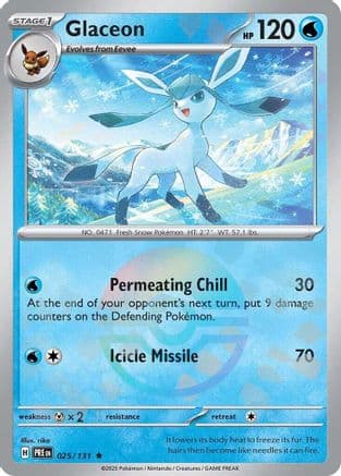 Glaceon (Poke Ball Pattern) — SV: Prismatic Evolutions