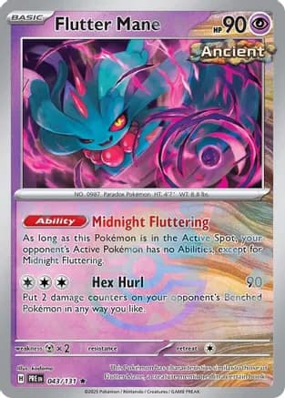 Flutter Mane (Poke Ball Pattern) — SV: Prismatic Evolutions