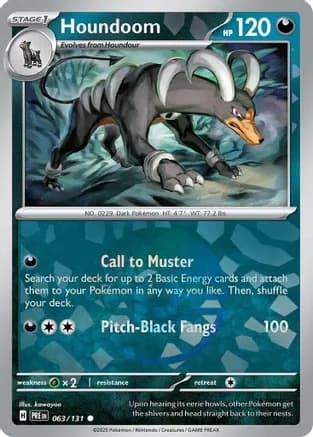 Houndoom (Poke Ball Pattern) — SV: Prismatic Evolutions
